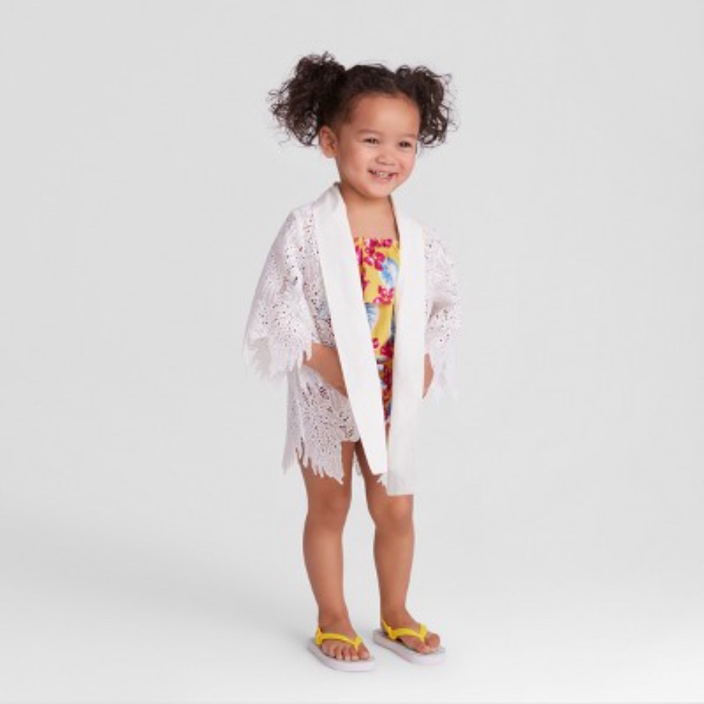 Oshkosh Target Collection Lace Kimono Coverup 2T